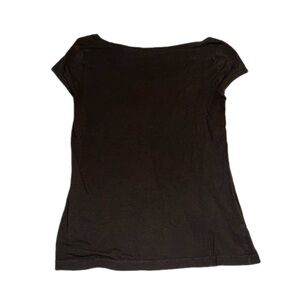 LOFT Brown Short Sleeve Tee Women’s Small